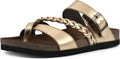 WHITE MOUNTAIN Hazy Braided Comfort-Molded Footbed Sandal - Casual