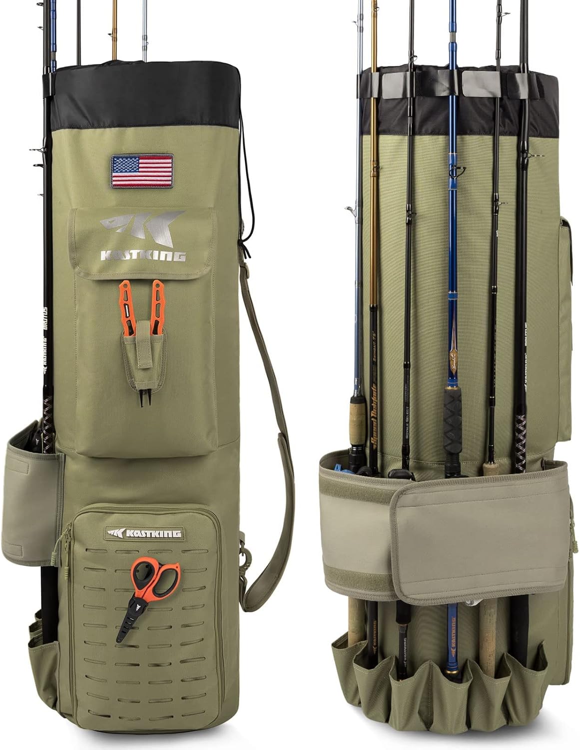 Karryall Fishing Rod Bag - Spacious, Water-Resistant Storage Case