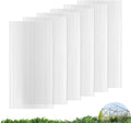 UMIG 6 PCS 4 ft x 2 ft Polycarbonate Greenhouse Panels - Clear
