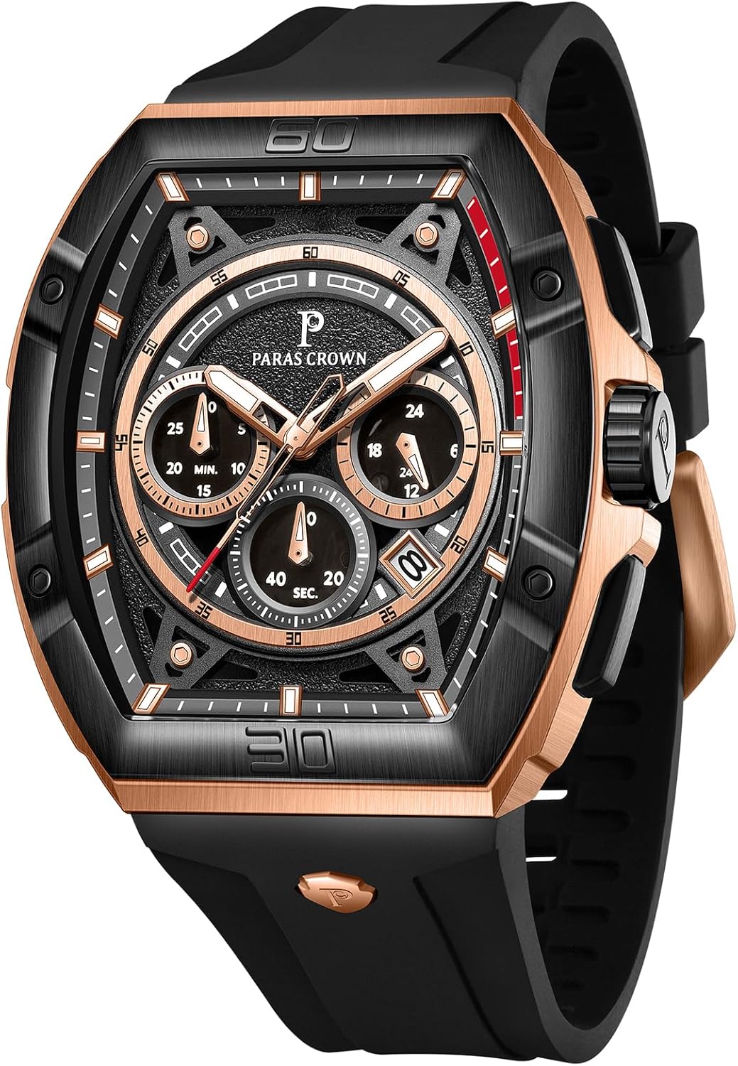 PC PARAS CROWN Luxury Chronograph Watch