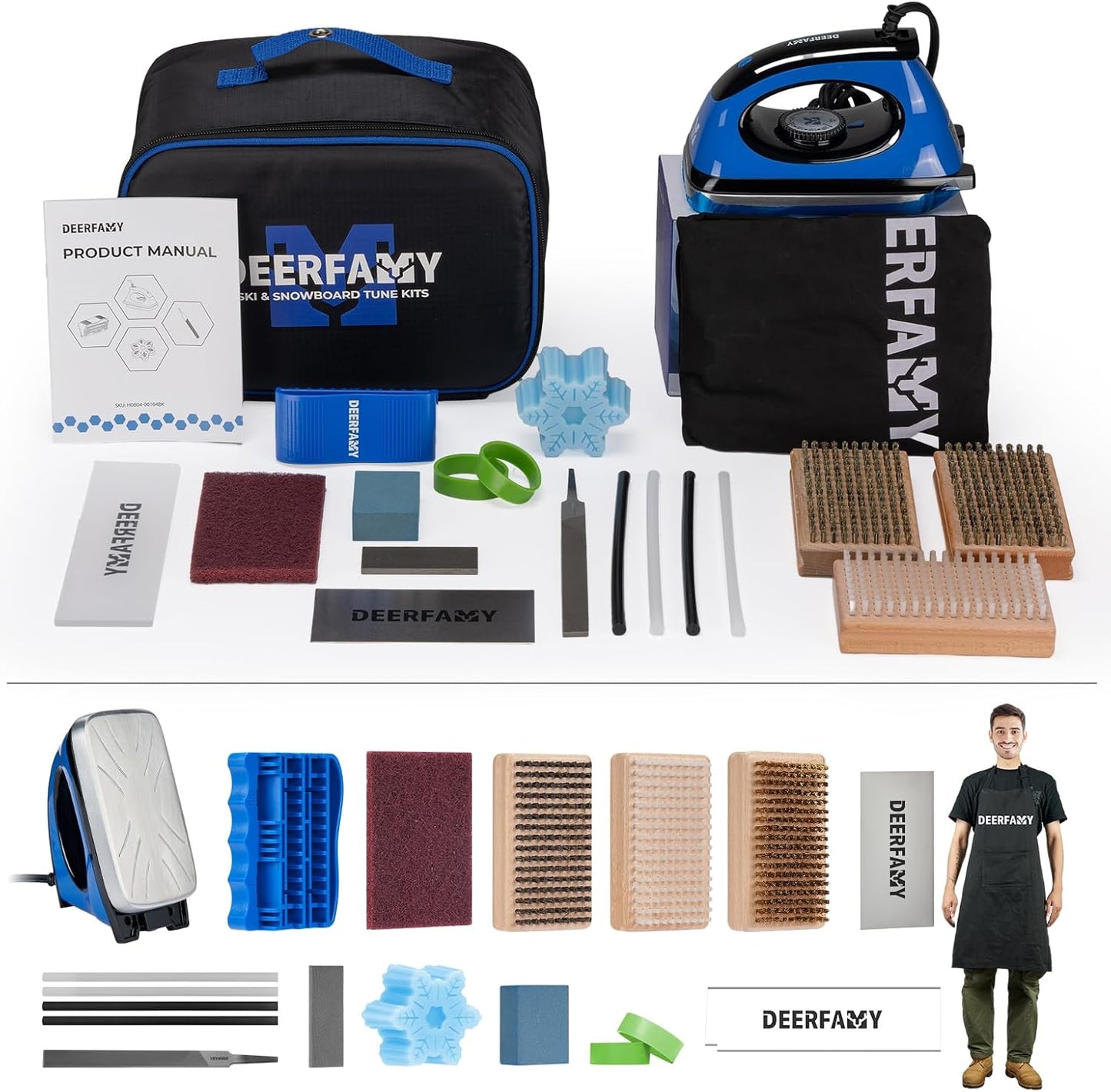 DEERFAMY Snowboard Tune Kit - Maintain Your Gear!