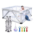 Baby Playpen Foldable Play Yard 59 in - Large Portable Playpen