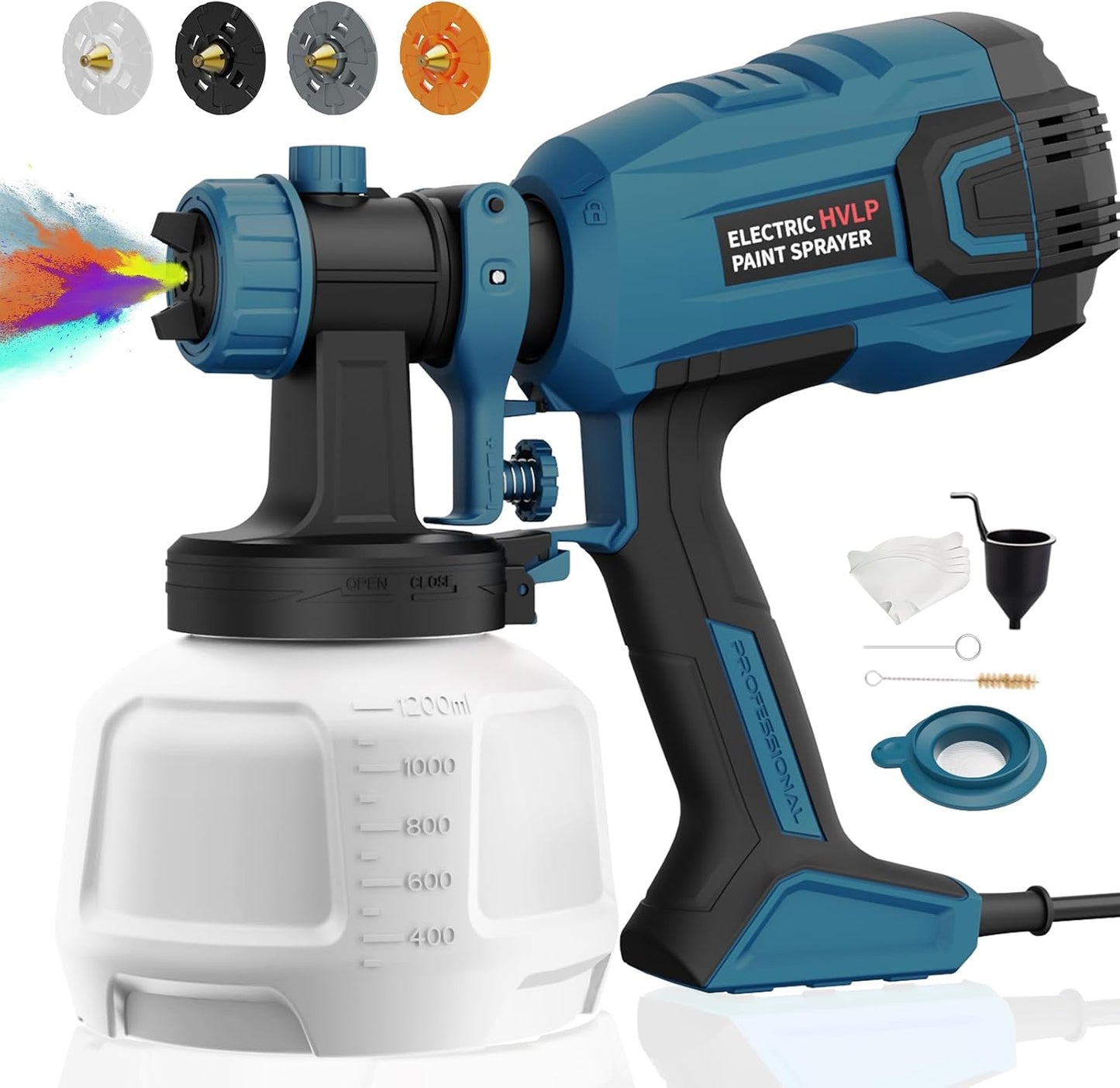 700W HVLP Electric Paint Sprayer for Easy and Efficient Painting