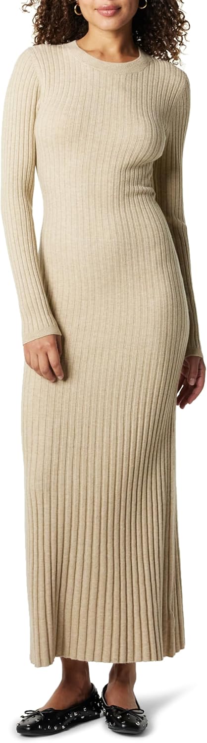 The Drop Womens Ashlyn Ribbed Sweater Maxi Dress Review