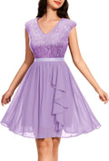 Wedtrend Women's Sequin Dress Sparkly Short Cocktail Dress - Flowy