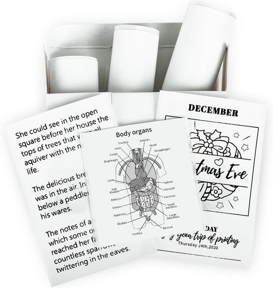 Memoking White Thermal Paper - 10-Year Sticky for Journaling