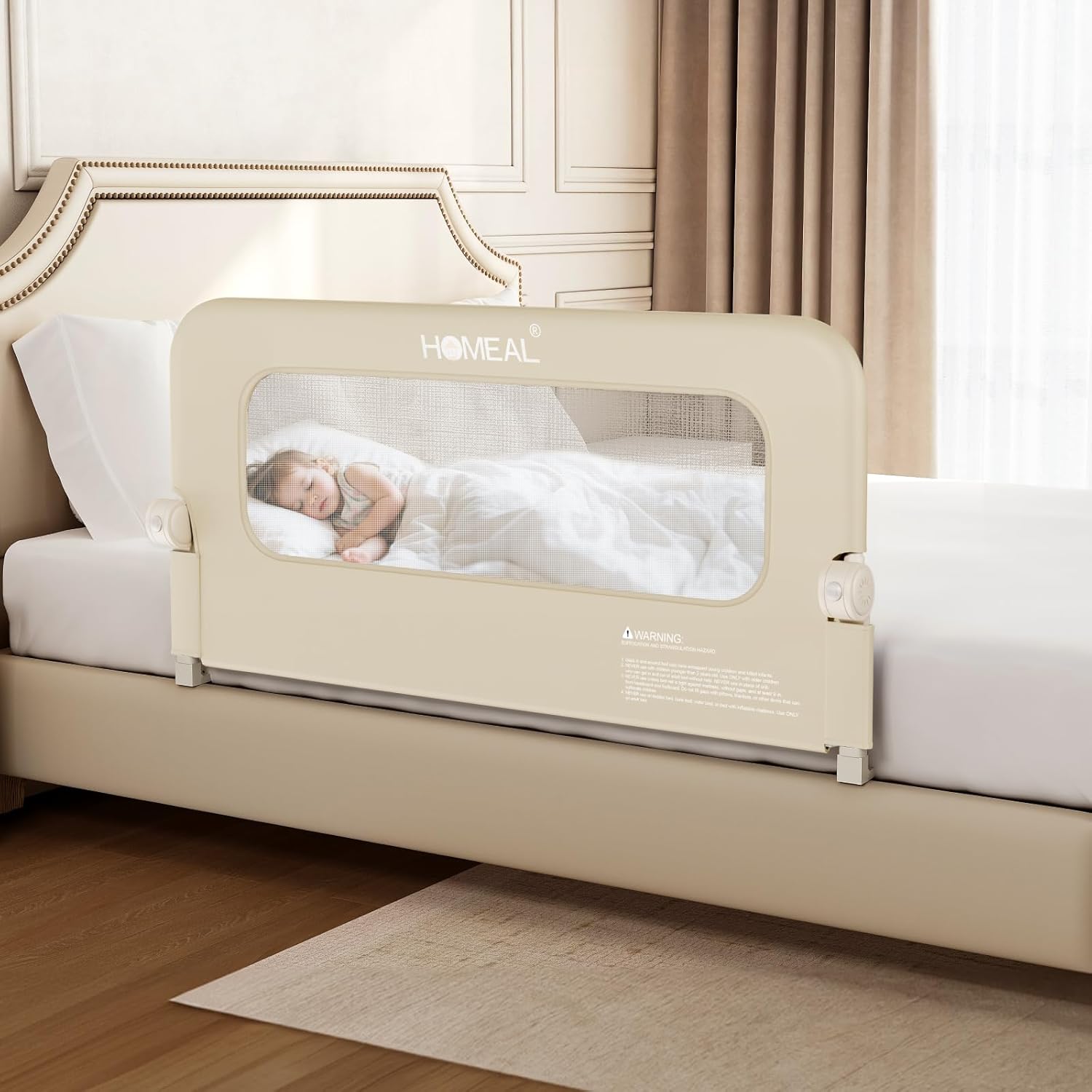 HOMEAL Bed Rail for Toddlers - Safe and Convenient Design