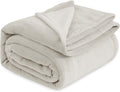 Bedsure GentleSoft Fleece Blanket King Size Linen - Cozy Lightweight