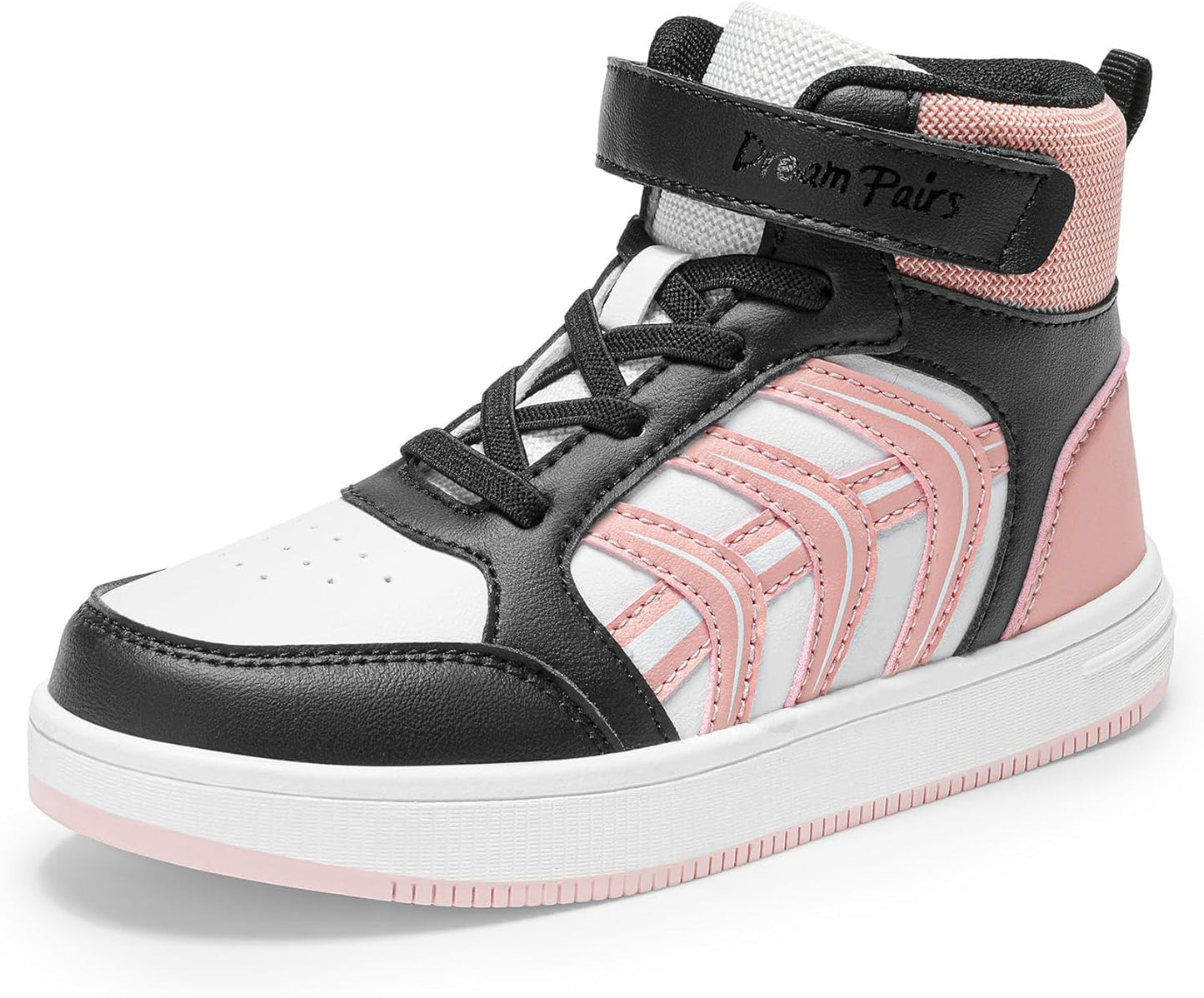DREAM PAIRS Kids High Top Basketball Shoes for Active Play
