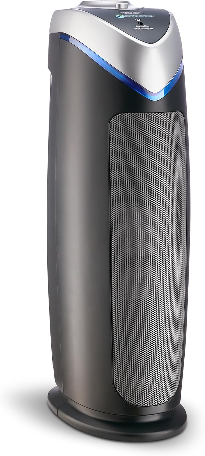 HEPA Air Purifier for Home with UV-C Light & Odor Reduction 22ftin