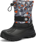 Boys Girls Snow Boots for Kids Waterproof Winter Slip Resistant koppu