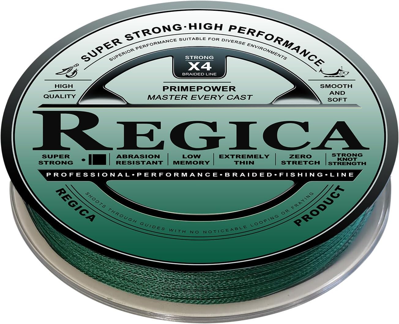 Regica Braided Fishing Line - Super Strong & Abrasion Resistant