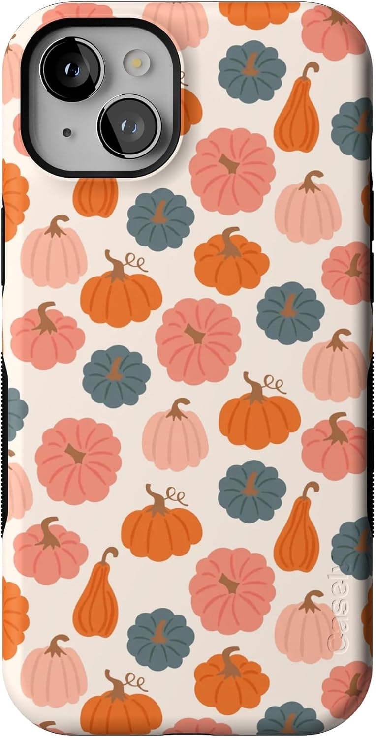 Casely iPhone 15 Plus Case - Oh My Gourd Pumpkin Patch Design