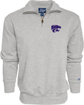 Blue 84 Men's Quarter Zip Sweatshirt for Kansas State Fans - Soft