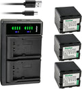 Kastar 3-Pack VW-VBN260 Battery and LTD2 USB Charger - Reliable Power