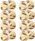White Light Yellow Brown Chunky Chenille Yarn for Blankets - Soft