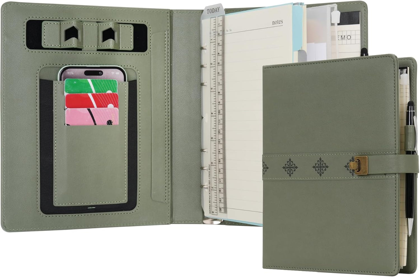 WASON A5 PU Leather Binder: Ultimate Organization