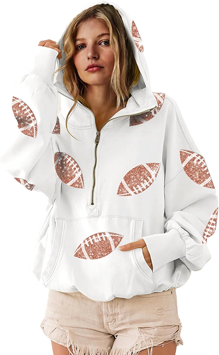 SeekMe Womens Game Day Sweatshirts for Football Fans Everywhere