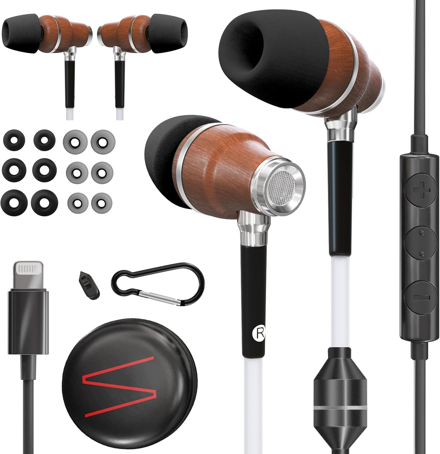 Symphonized EMF Earbuds: 3D Sound, Volume Control