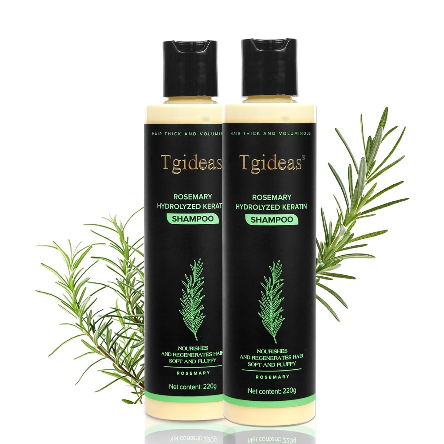 Organic Rosemary Hair Growth Shampoo for Thinning Hair & Loss