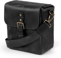 MegaGear Genuine Leather Camera Messenger Bag - Shockproof, Removable