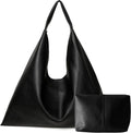 Leather Tote Bag Oversized Hobo - Large Vegan Leather Work Bag