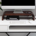 Ergonomic Wood Monitor Stand Riser for Desk and Workspace