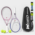 Tennis Rackets for Adults 27 in Set with Bag and Balls - Ready to Play