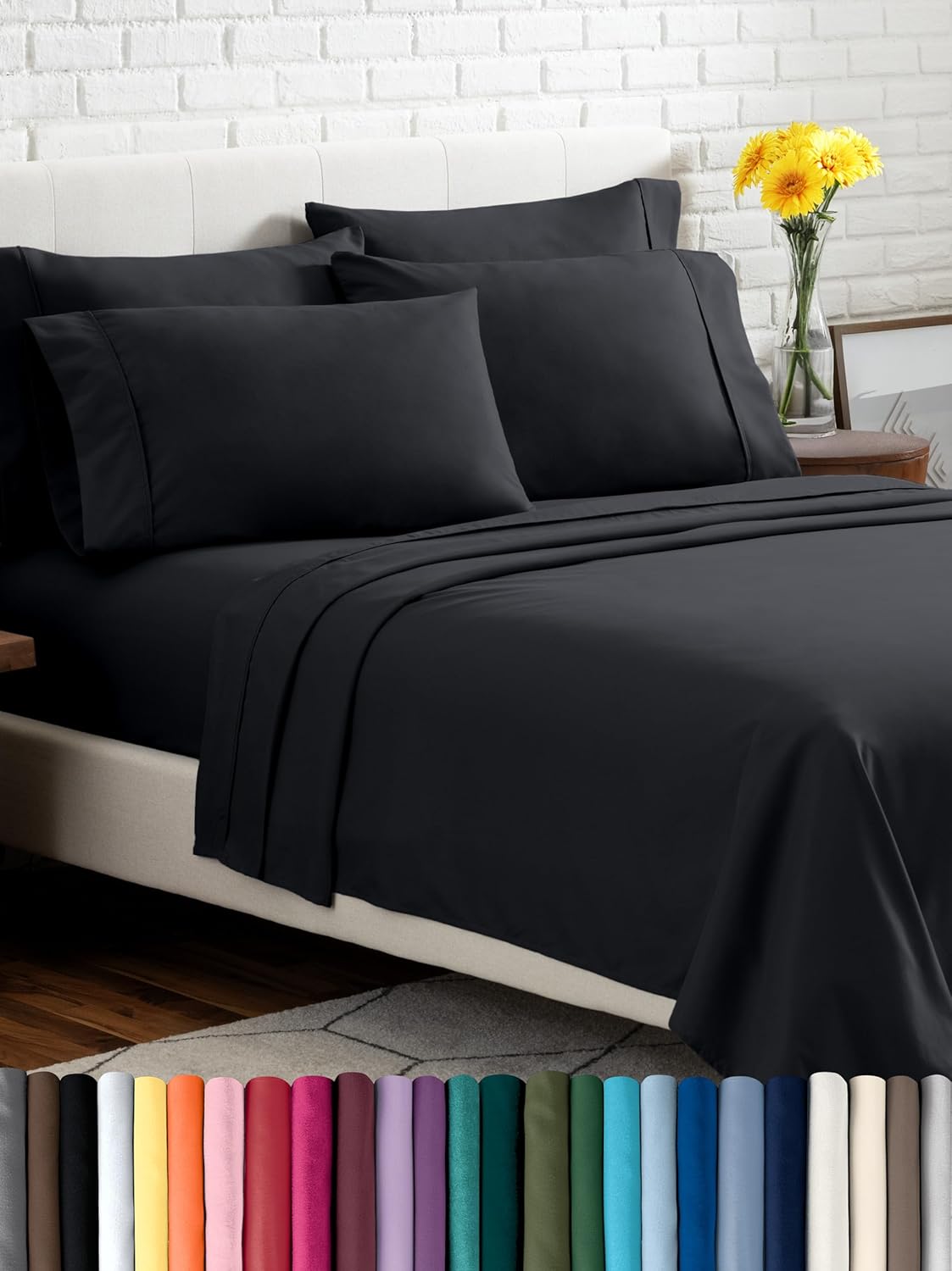 Bare Home Hotel Luxury Full XL Sheet Set - Ultra Soft & Easy Fit
