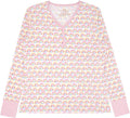 Little Sleepies Womens Pajama Top Viscose from Bamboo Henley - Nursing
