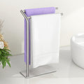 LSK Hand Towel Stand Stainless Steel - Tall Curved Countertop Holder