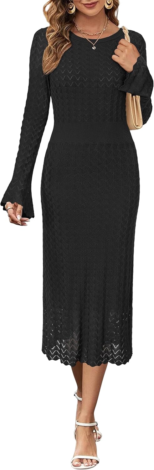 Newshows Women Fall Sweater Dresses for Business and Casual Wear