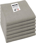 Now Designs Ripple Kitchen Towel Set of 6, London Grey - Highly