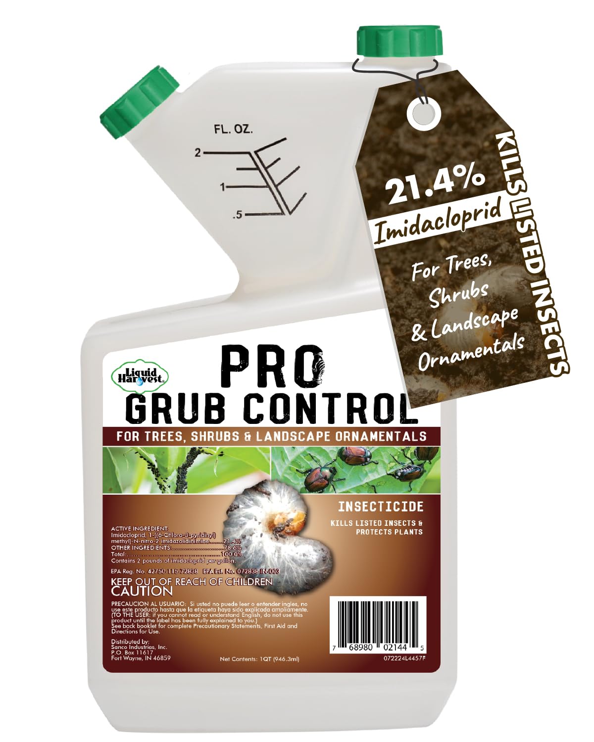 Pro Grub Control 32oz Concentrated Insecticide for Landscape Care