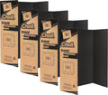 Chell 36in x 48in Large Trifold Poster Board 4 Pack - Durable Black