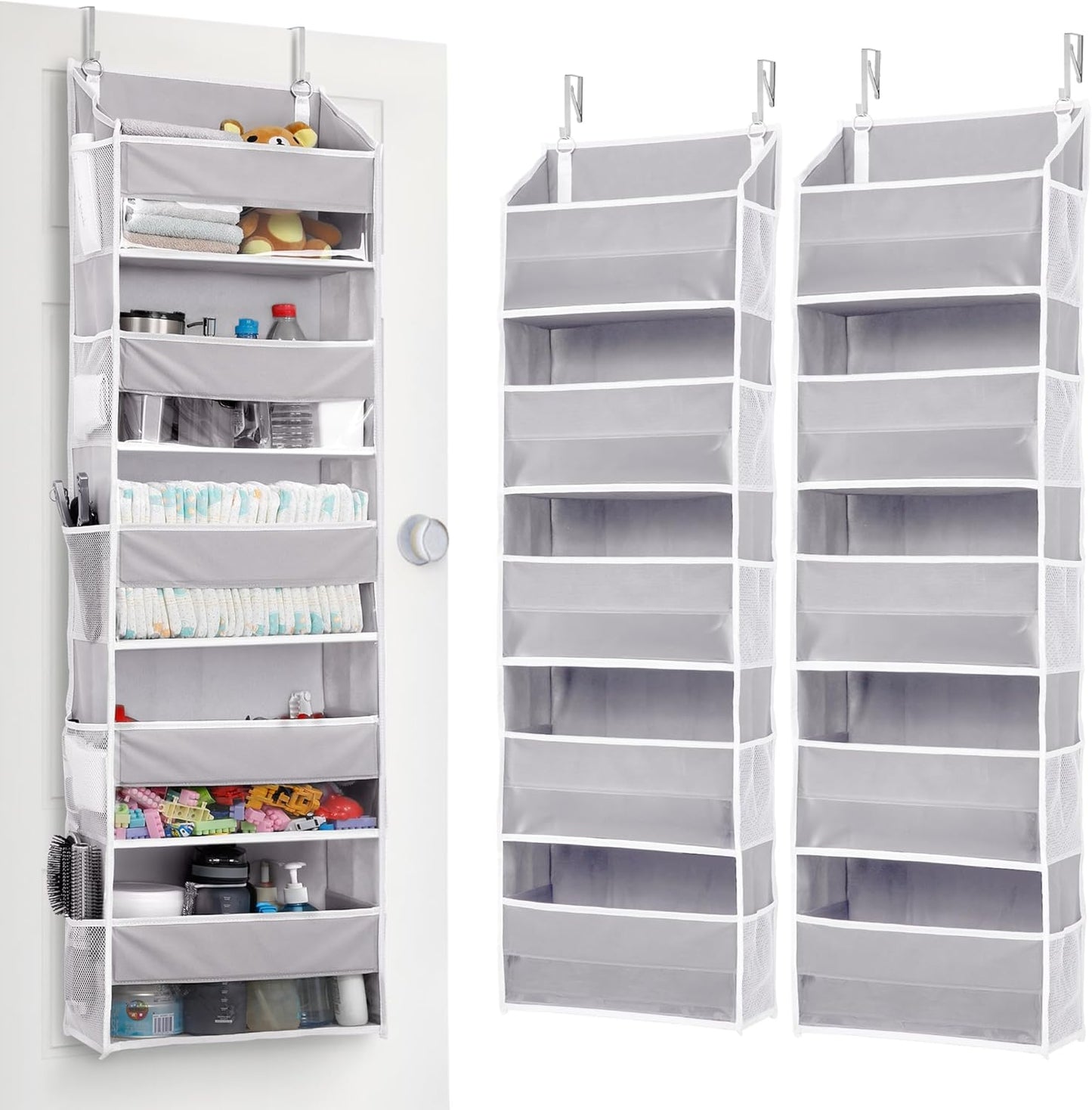 ULG 2 Pack 5-Tier Over the Door Organizer for Maximum Storage