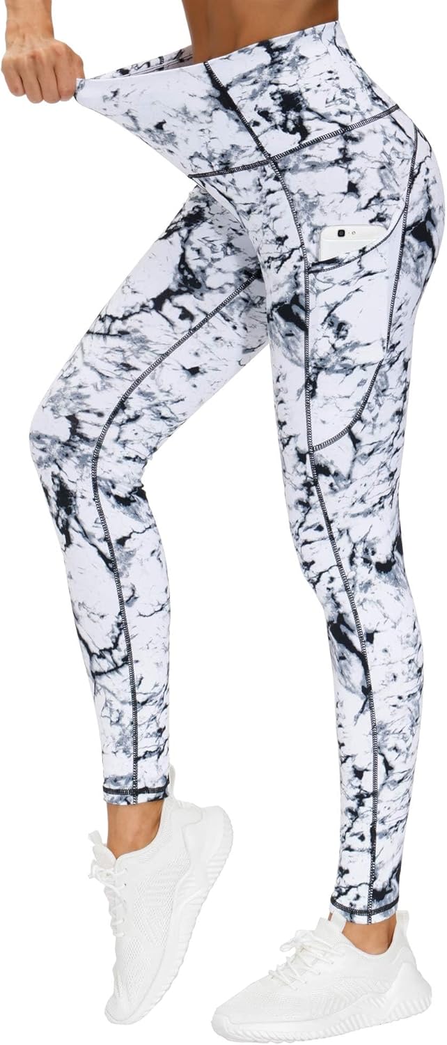 Thick High Waist Yoga Pants with Pockets for Women Workout