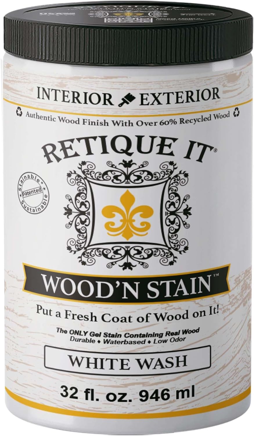 Retique It Wood'nStain Liquid Wood Gel Stain for Real Wood Finish