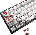 JSJT Keycaps 65 Percent Plum Blossom Set for Mechanical Keyboards