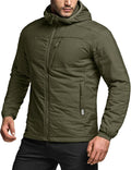 CQR Men's Lightweight Insulated Jacket - Packable Warm Active Coat fit