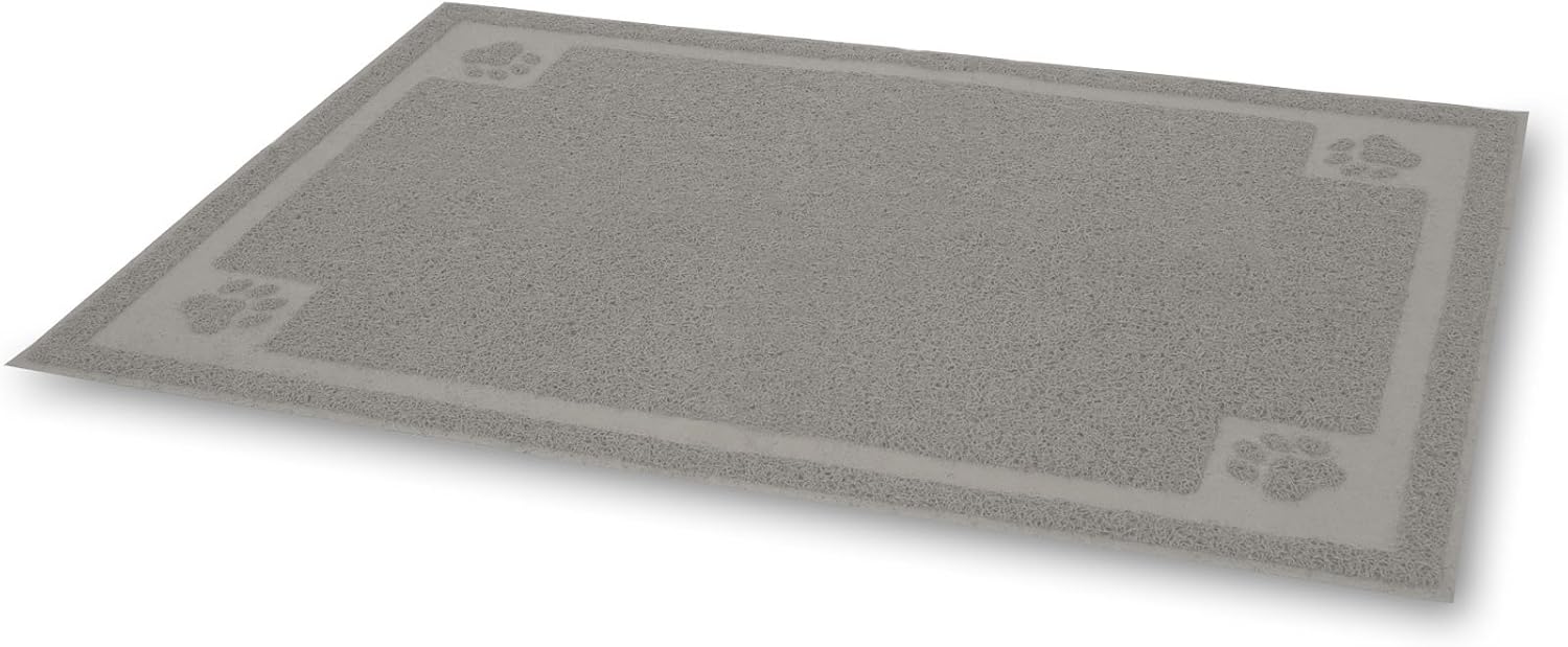Petmate Litter Catcher Mat for Large Spaces, Stone Color