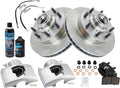 Front Brake Pad & Rotor Kit Semi-Metallic for 2001-2002 Express/Savana