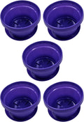 12 inch Purple Pots and Saucers for Colorful Flower Planters