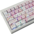 PBT Keycaps Side Printed 136-Key Meow Meow Squad Set - Cherry Profile