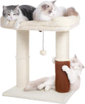 Cat Tree Tower for Large Cats - Spacious 20x15.7 Top Bed