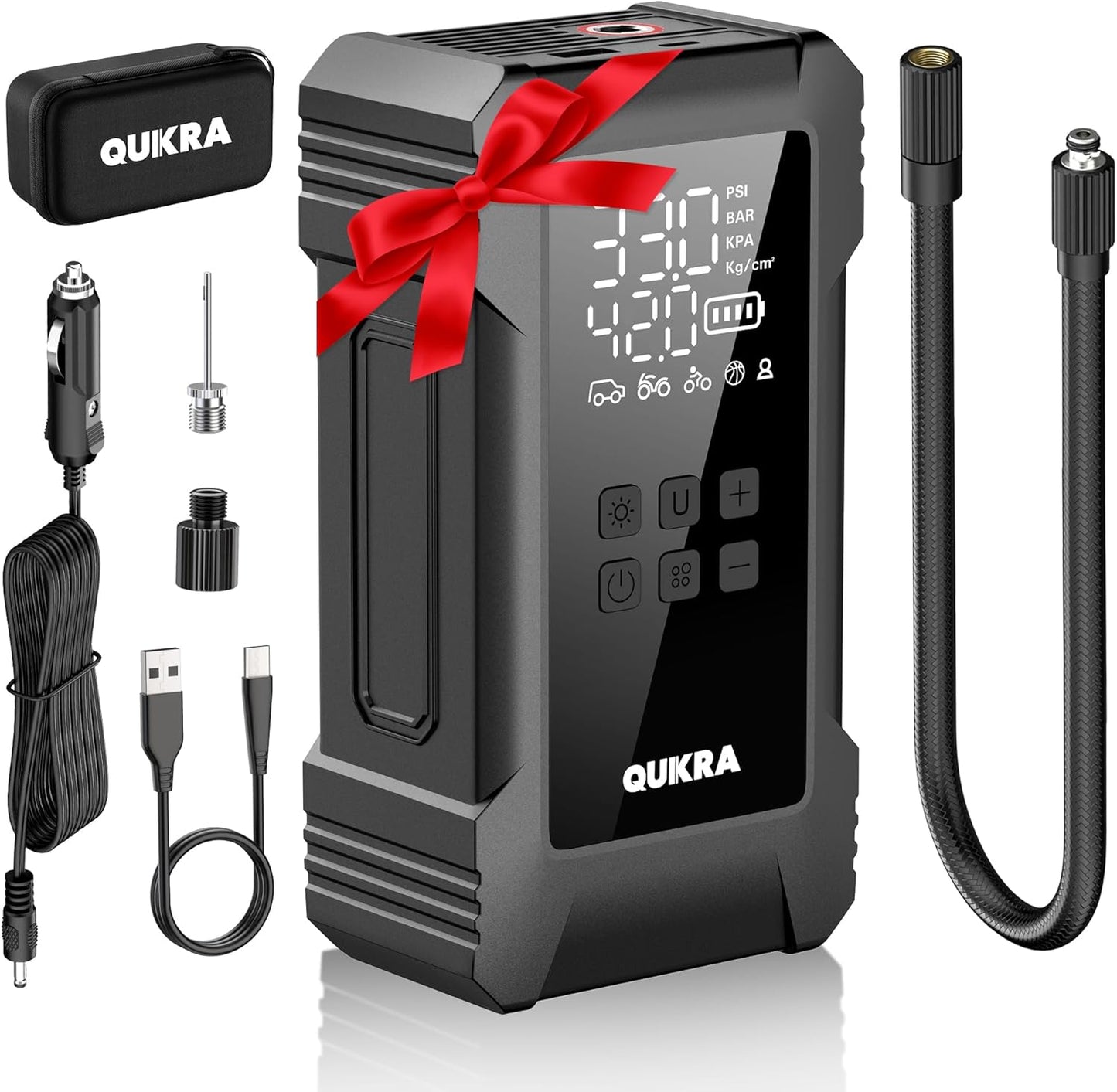 NW08 Tire Inflator Portable Air Compressor for Heavy-duty Vehicles