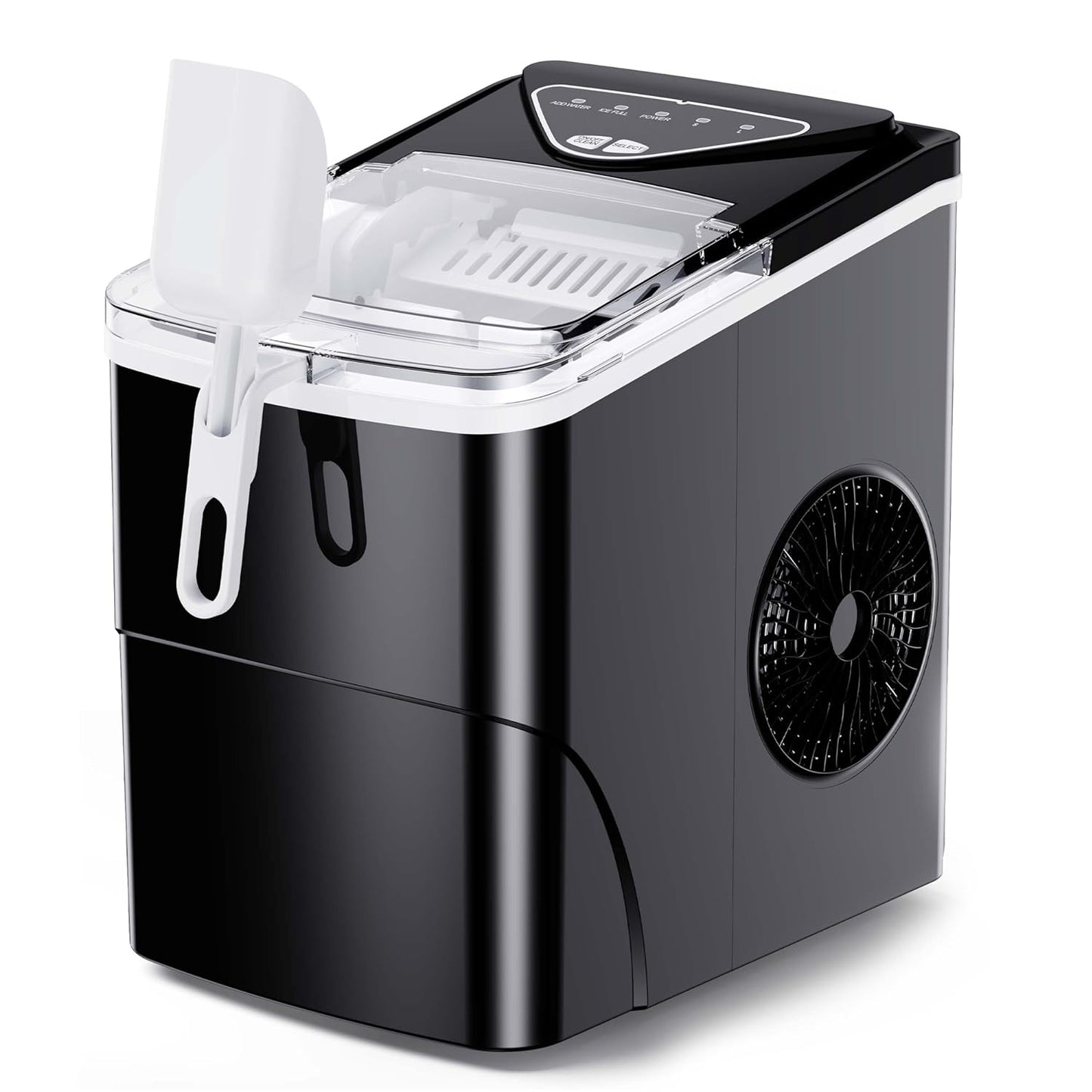 Silonn Countertop Ice Maker - Rapid Ice Production & Compact Design