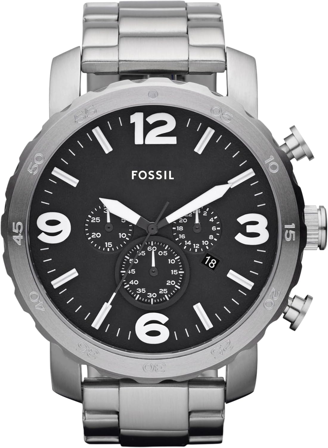 Fossil Nate Quartz Stainless Steel Chronograph Men's Watch Review