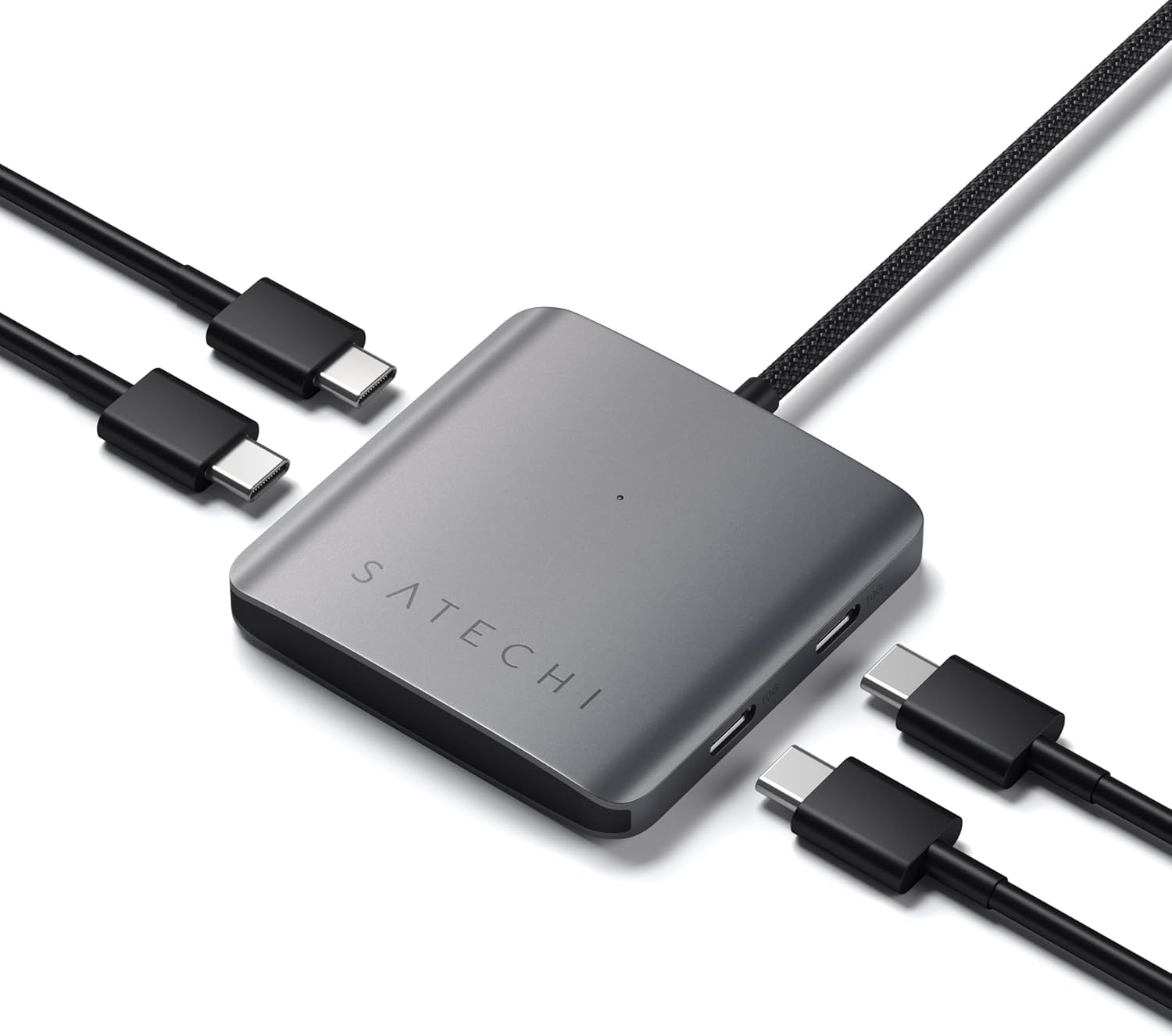 Satechi USB-C Hub 4-in-1 with 100W Pass-Through & 10Gbps Speed