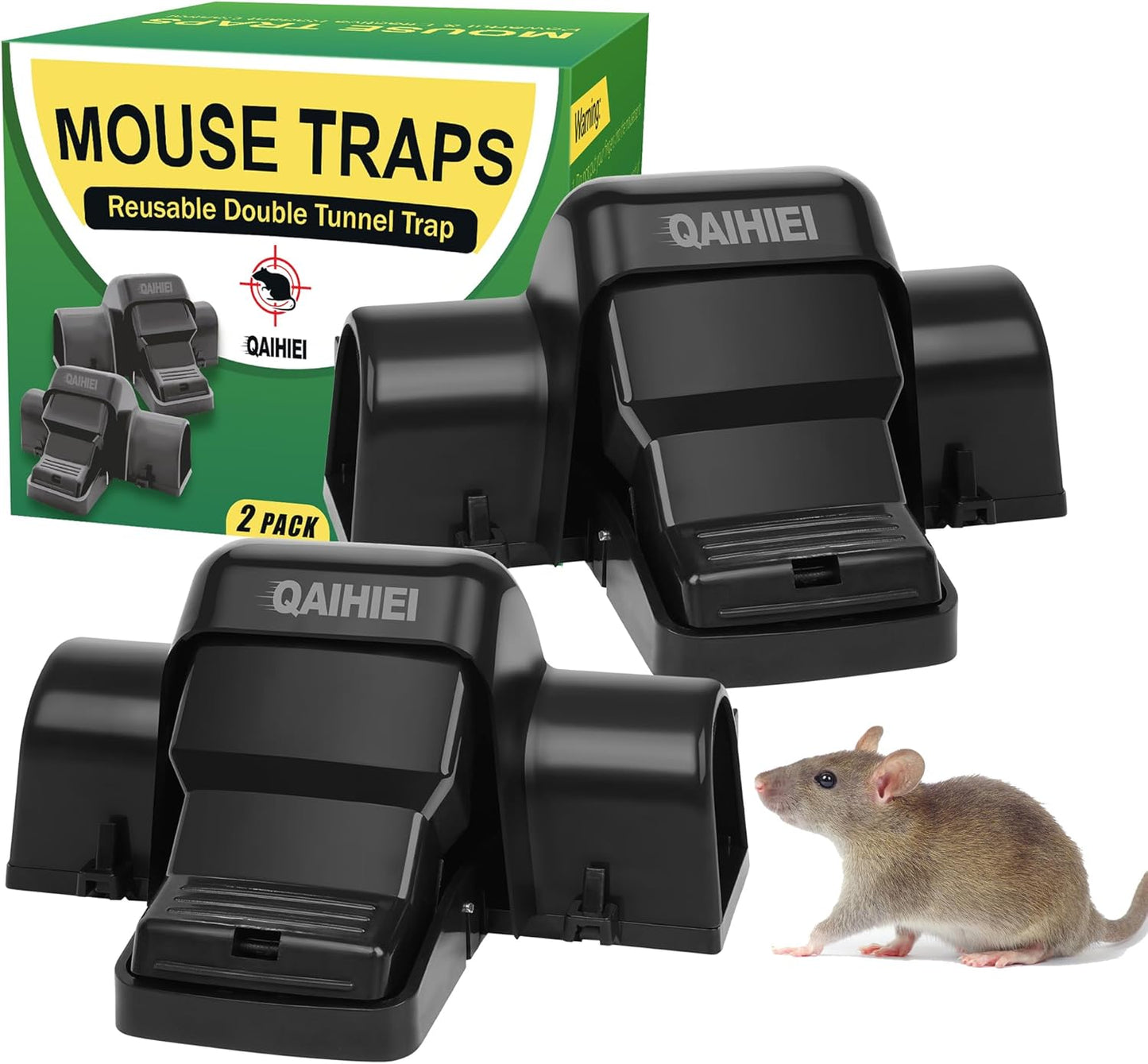 Reusable Dual-Entry Rat Traps for Better Capture